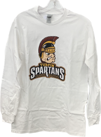 Turpin Spartans White Long Sleeve Shirt